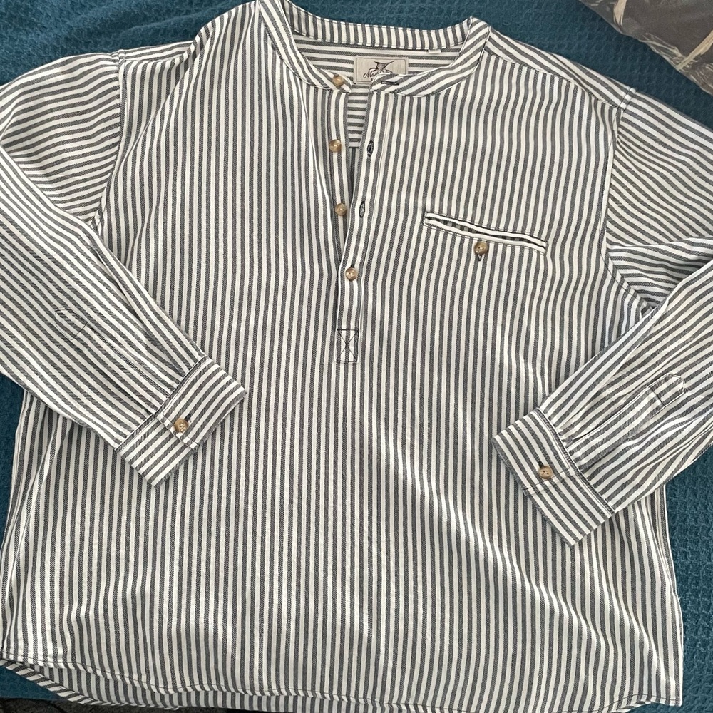 Madda Fella XXL India Ink/White Castaway Shirt